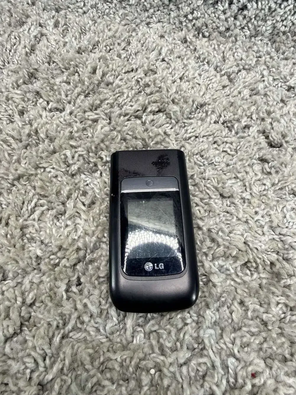 LG A380 AT&T Flip Phone Cellular 3G Black